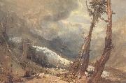 J.M.W. Turner Mer de Glace,in the Valley of Chamouni,Switzerland France oil painting artist